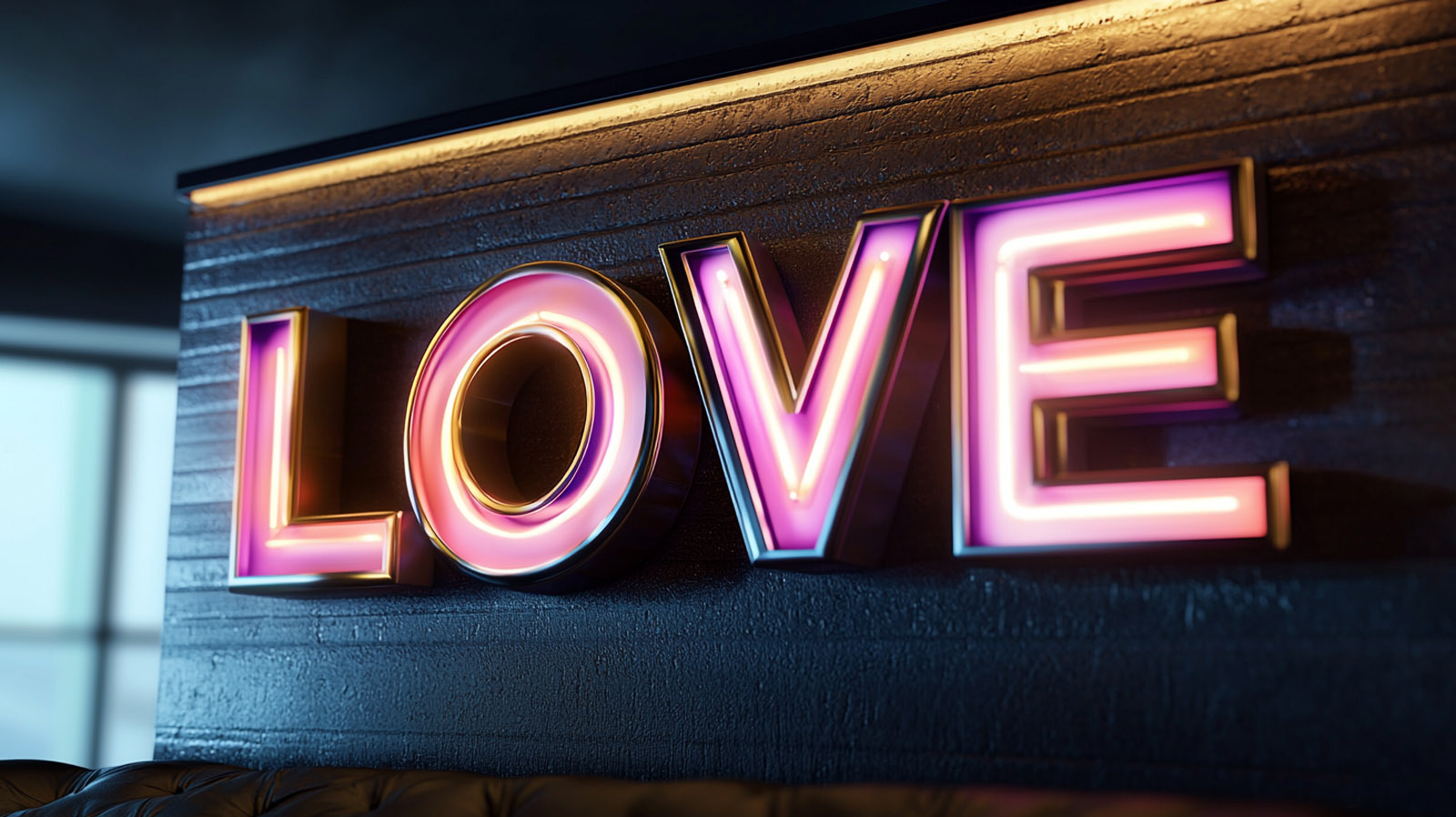 Logotipos y letras 3D con iluminacion LED